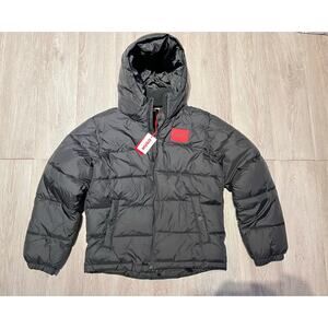 HUGO - BOYS BLACK PUFFER JACKET / 14yrs / Black / NWT